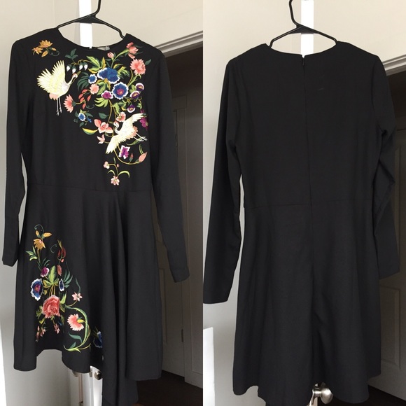 Tall Embroidered Skater Dress - Picture 5 of 8